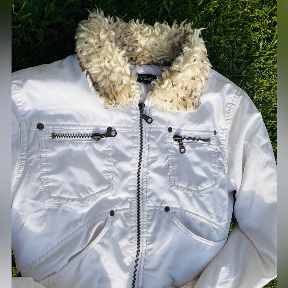 Y2k Fur Collar Jacket❄️